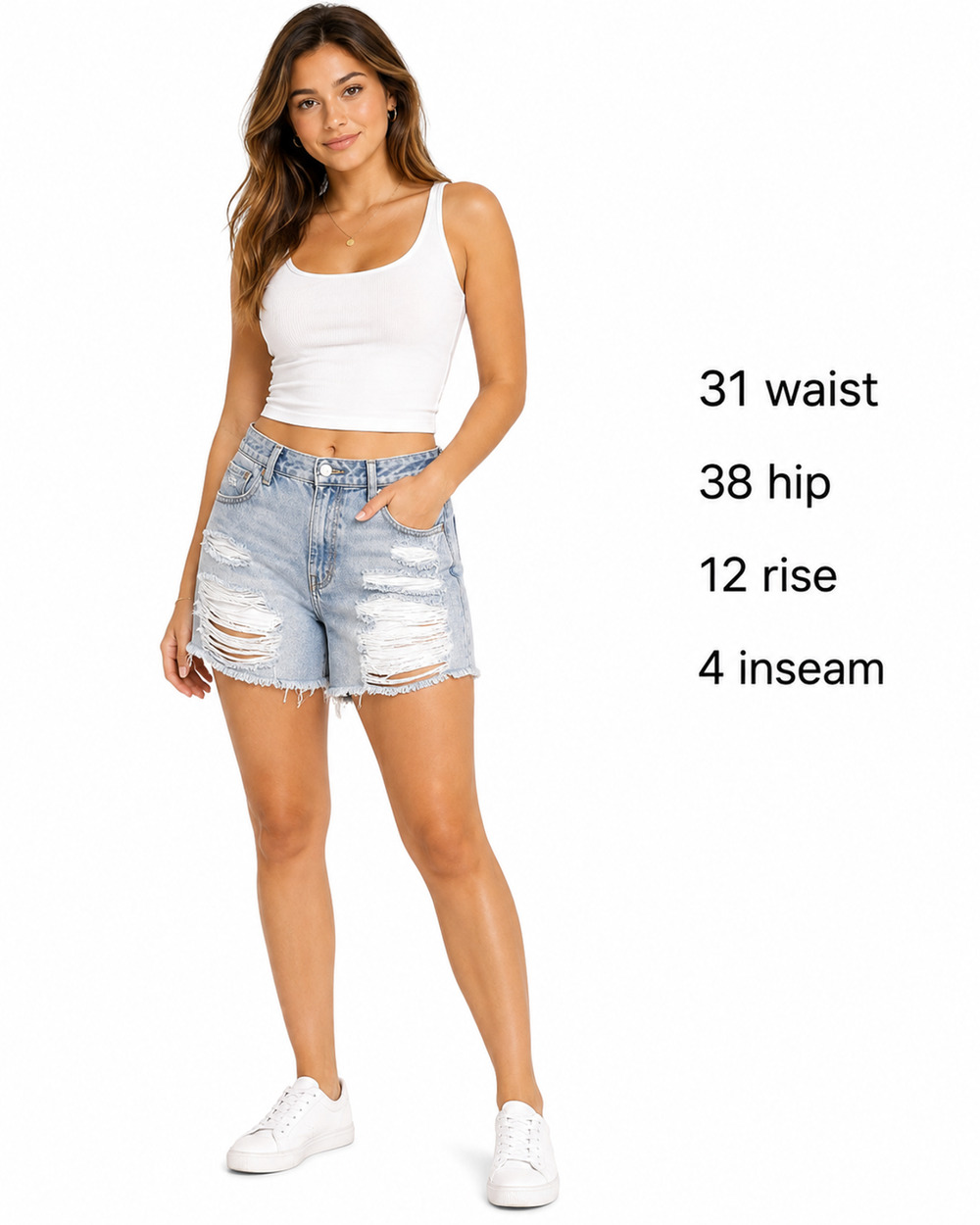 American Eagle Mom Jean Shorts Distressed Destroyed High Rise Festival sz 6